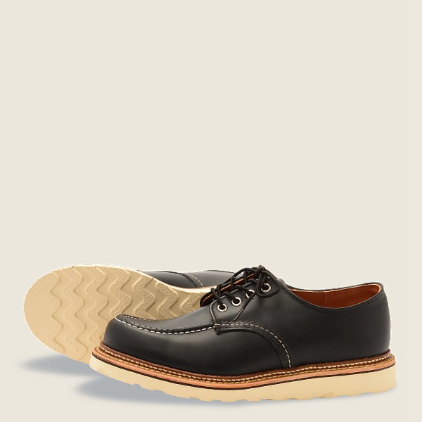 Oxford Herre - Red Wing Classic - Chrome Læder - Sort - ZXIUFP-263